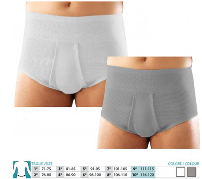 ORIONE 309 SLIP UOMO CONTENITIVO APERTO GRIGIO 4 - Farmapanda Srl