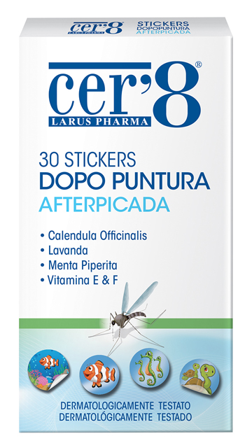 CER'8 STICKERS DOPO PUNTURA 30 PEZZI - Farmapanda Srl