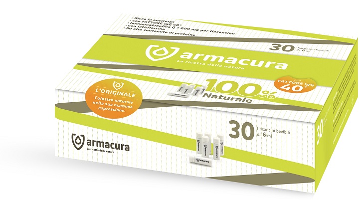 ARMACURA COLOSTRO 100% 30 FLACONCINI BEVIBILI - Farmapanda Srl