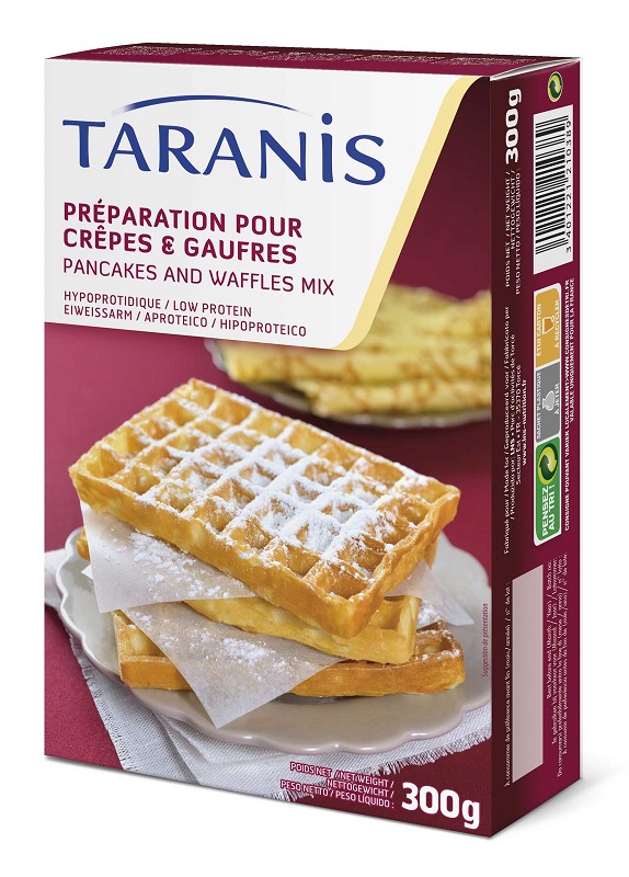 TARANIS PREPARATO PER CREPES E WAFFLES 300 G - Farmapanda Srl