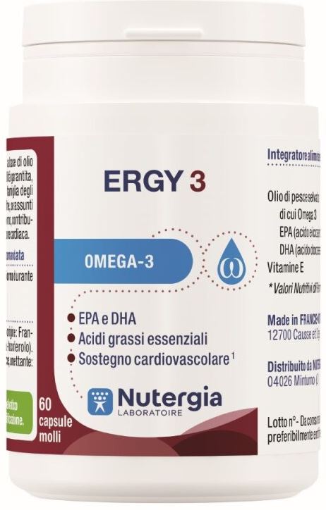 ERGY 3 60 CAPSULE - Farmapanda Srl