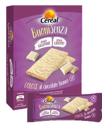 CEREAL BUONI SENZA GOLOSO CIOCCOLATO BIANCO 120 G - Farmapanda Srl