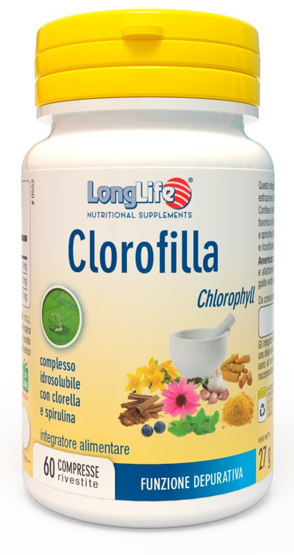LONGLIFE CLOROFILLA 60 COMPRESSE RIVESTITE - Farmapanda Srl