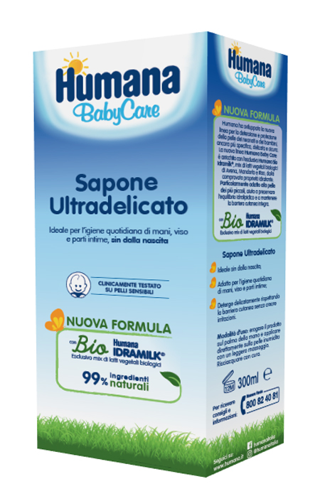 HUMANA BABY CARE SAPONE LIQUIDO 300 ML - Farmapanda Srl