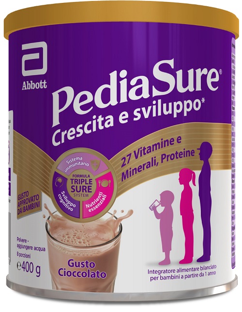 PEDIASURE CRESCITA&SVILUPPO CIOCCOLATO 400 G - Farmapanda Srl