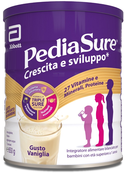 PEDIASURE CRESCITA&SVILUPPO VANIGLIA 850 G - Farmapanda Srl