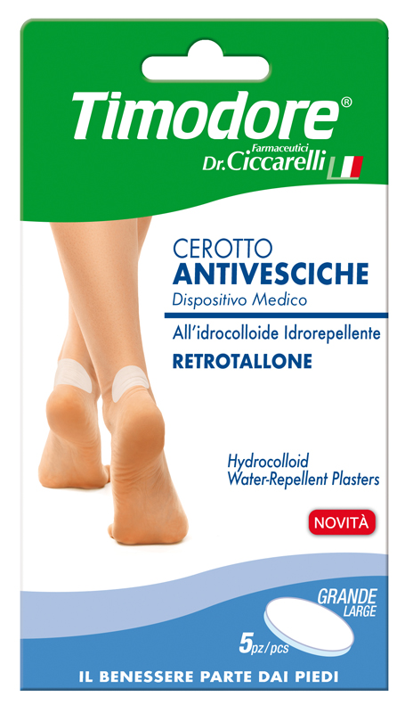 TIMODORE CEROTTO ANTIVESCICHE RETROTALLONE 5 PEZZI - Farmapanda Srl