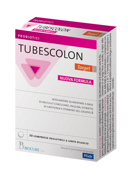 TUBESCOLON TARGET 30 COMPRESSE NUOVA FORMULA - Farmapanda Srl
