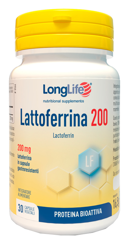 LONGLIFE LATTOFERRINA200 30 CAPSULE VEGETALI DA 550 MG - Farmapanda Srl
