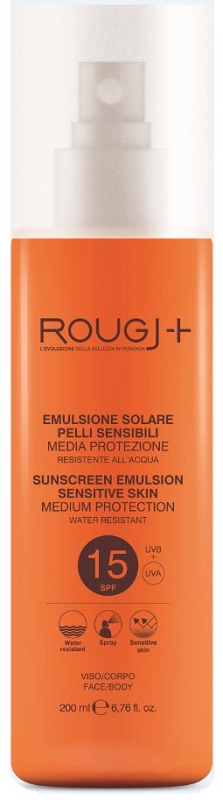 ROUGJ SOLARE SPF15 PELLI SENSIBILI 200 ML - Farmapanda Srl