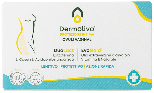 DERMOLIVO OVULI VAGINALI 10 PEZZI - Farmapanda Srl
