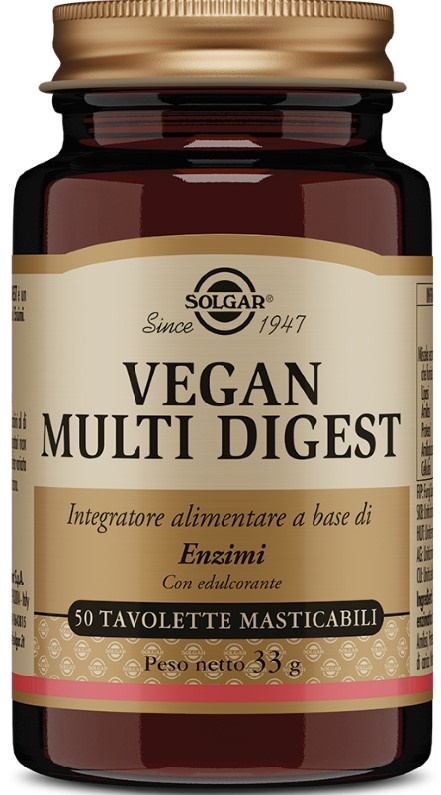 VEGAN MULTI DIGEST 50 TAVOLETTE MASTICABILI - Farmapanda Srl