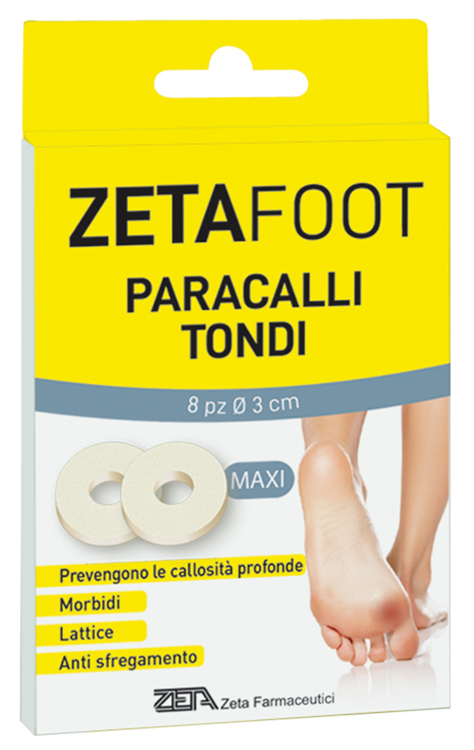 ZETAFOOT PARACALLO GRANDE TONDO LATTICE 8 PEZZI - Farmapanda Srl