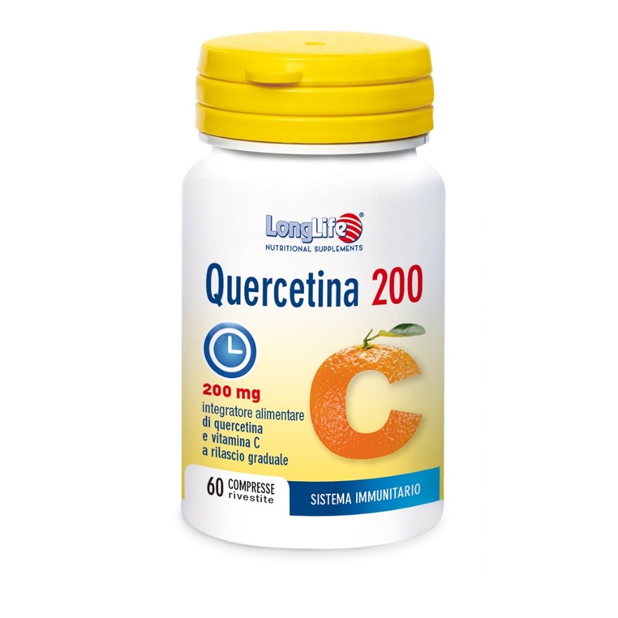 LONGLIFE QUERCETINA 200 60 COMPRESSE RIVESTITE - Farmapanda Srl