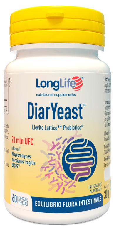 LONGLIFE DIARYEAST 60 CAPSULE VEGETALI - Farmapanda Srl
