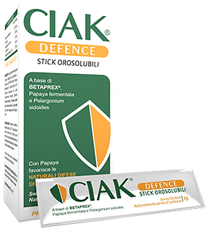 CIAK DEFENCE 15 STICK OROSOLUBILI - Farmapanda Srl