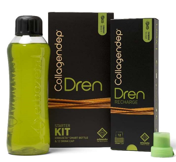 COLLAGENDEP DREN STARTER KIT 12 DRINK CAP + SMART BOTTLE - Farmapanda Srl