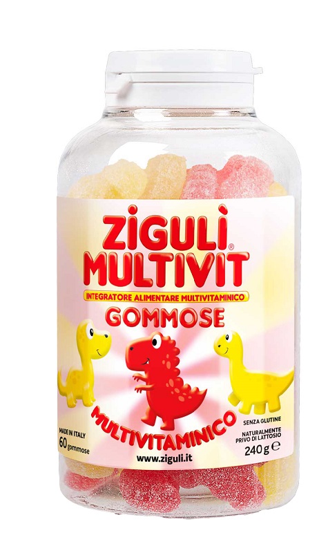 ZIGULI MULTIVIT FRAGOLA E BANANA 60 GOMMOSE - Farmapanda Srl
