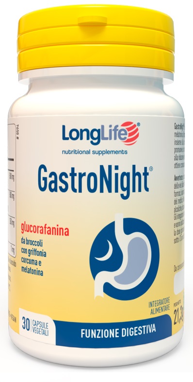 LONGLIFE GASTRONIGHT 30 CAPSULE VEGETALI - Farmapanda Srl