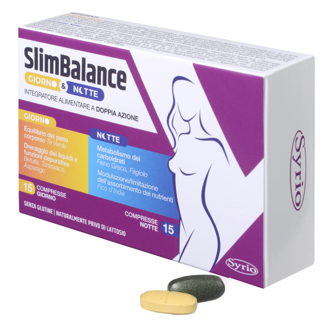 SLIM BALANCE GIORNO E NOTTE 15 COMPRESSE GIORNO 15 COMPRESSE NOTTE - Farmapanda Srl