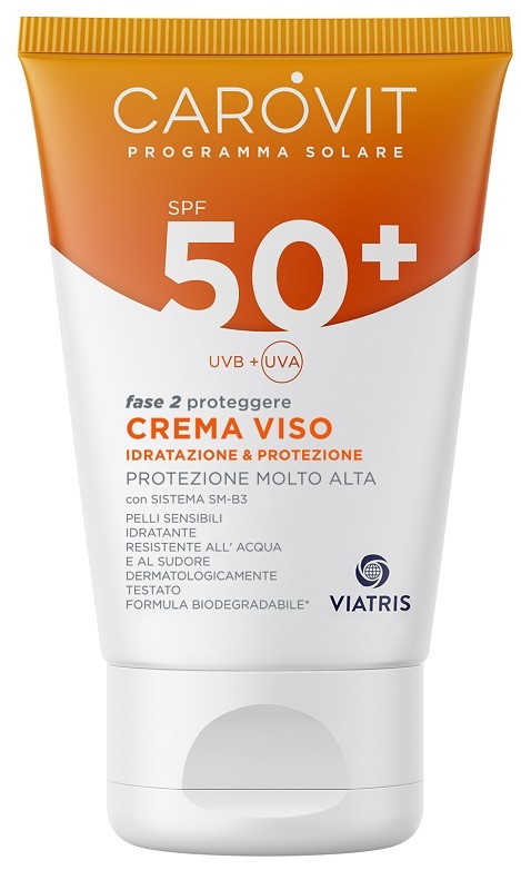 CAROVIT PROGRAMMA SOLARE CREMA VISO SPF50+ 50 ML - Farmapanda Srl