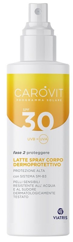 CAROVIT PROGRAMMA SOLARE LATTE CORPO SPF30 200 ML - Farmapanda Srl