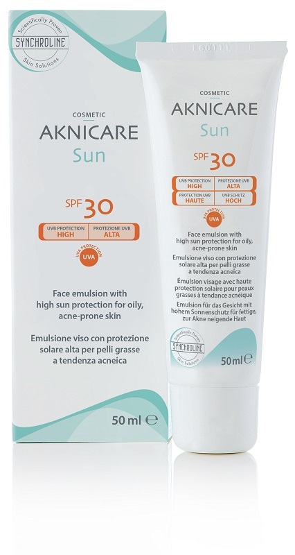 AKNICARE SUN SPF 30 50 ML - Farmapanda Srl
