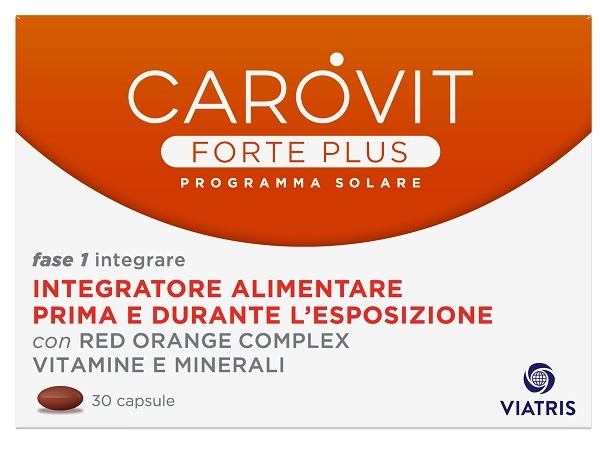 CAROVIT FORTE PLUS PROGRAMMA SOLARE 30 CAPSULE BL - Farmapanda Srl