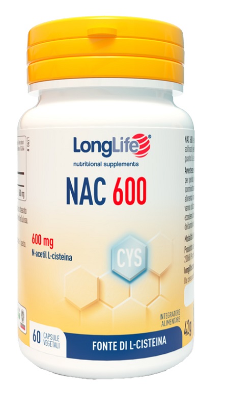 LONGLIFE NAC 600MG 60 CAPSULE - Farmapanda Srl