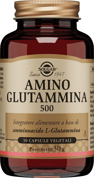 AMINO GLUTAMMINA 500 50 CAPSULE VEGETALI - Farmapanda Srl