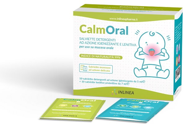 CALMORAL 10 SALVIETTE DETERGENTI + 10 SALVIETTE LENITIVE PROTETTIVE - Farmapanda Srl