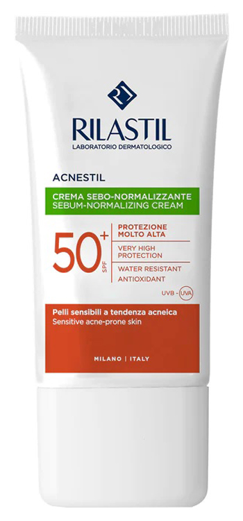 RILASTIL SUN SYSTEM ACNESTIL CREMA SPF50+ 40 ML - Farmapanda Srl