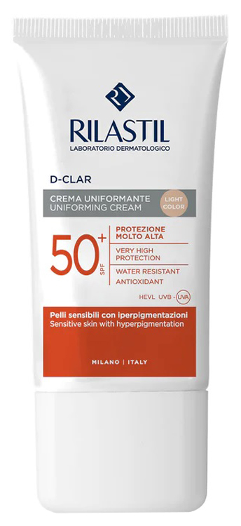 RILASTIL SUN SYSTEM D-CLAR LIGHT SPF50+ 40 ML - Farmapanda Srl