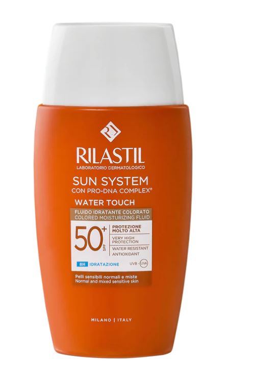 RILASTIL SUN SYSTEM WATER TOUCH COLOR FLUIDO SPF50+ 50 ML - Farmapanda Srl