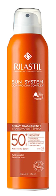 RILASTIL SUN SYSTEM TRASPARENT SPRAY SPF50+ 200 ML - Farmapanda Srl