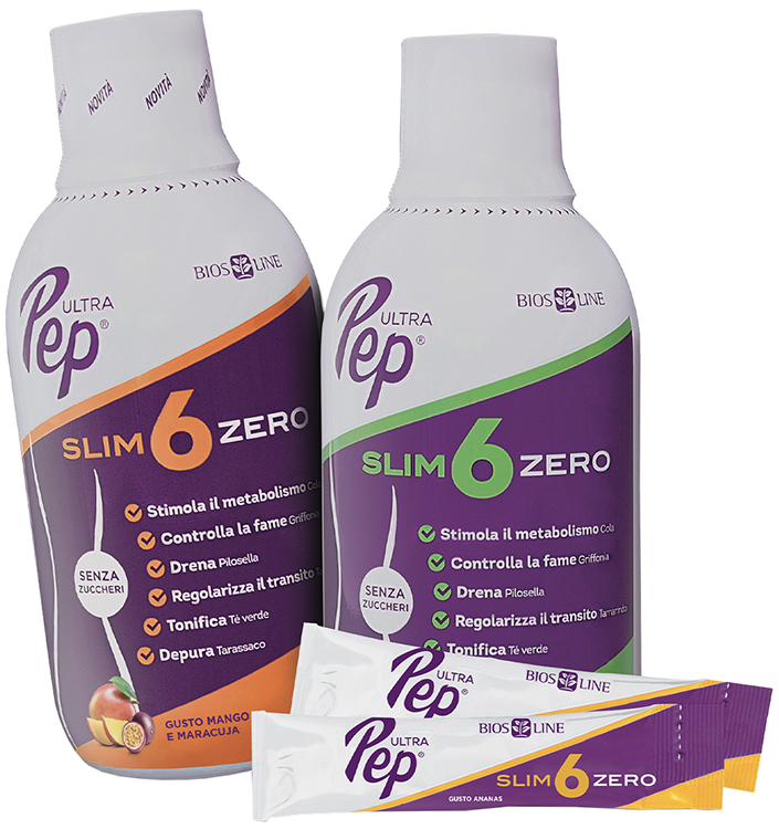 ULTRA PEP SLIM 6 ZERO ANANAS 500 ML BIOSLINE - Farmapanda Srl