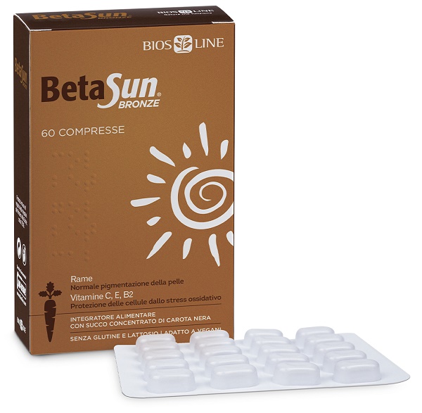 BIOSLINE BETASUN BRONZE 60 COMPRESSE - Farmapanda Srl
