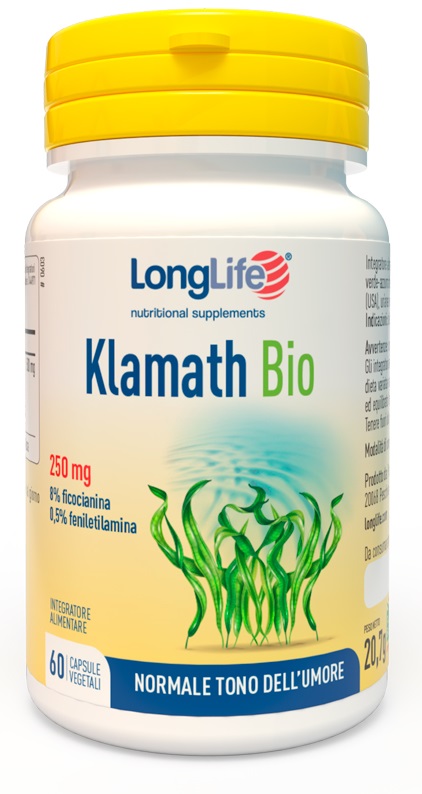 LONGLIFE KLAMATH BIO 60 CAPSULE VEGETALI - Farmapanda Srl