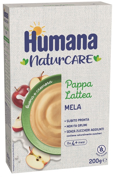 HUMANA PAPPA LATTEA MELA 200 G - Farmapanda Srl
