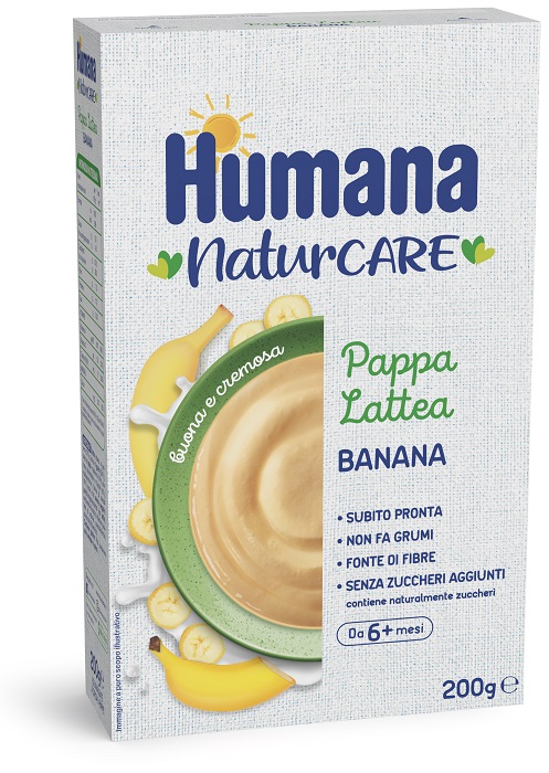 HUMANA PAPPA LATTEA BANANA 200 G - Farmapanda Srl