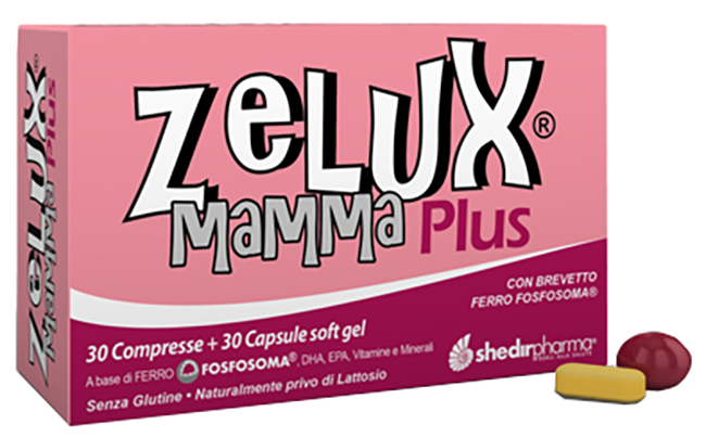 ZELUX MAMMA PLUS 30 COMPRESSE + 30 CAPSULE SOFT GEL - Farmapanda Srl