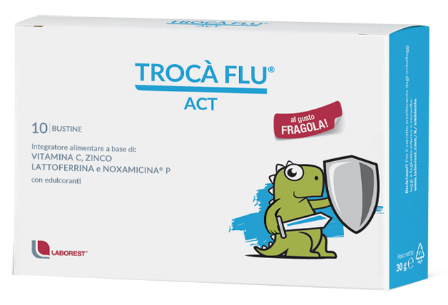 TROCA' FLU ACT 10 BUSTINE - Farmapanda Srl