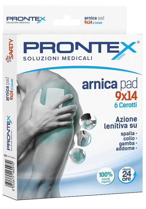 CEROTTO PRONTEX ARNICA PAD 9 X 14 6 PEZZI - Farmapanda Srl