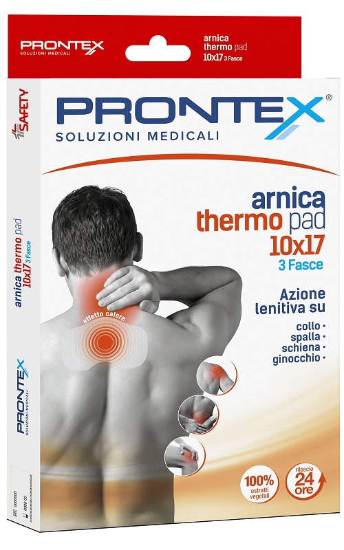 FASCIA PRONTEX ARNICA THERMO PAD 10 x 17 3 PEZZI - Farmapanda Srl