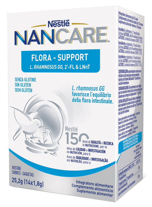 NESTLE' NANCARE FLORA SUPPORT 14 BUSTINE - Farmapanda Srl