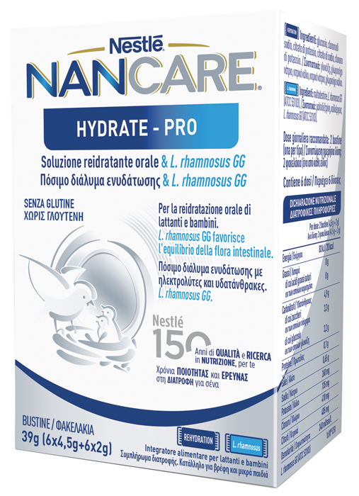 NESTLE' NANCARE HYDRATE PRO BUSTINE 6X4,5 G + 6X2 G - Farmapanda Srl