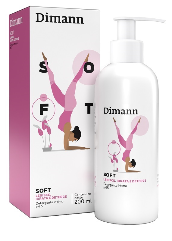 DIMANN SOFT DETERGENTE INTIMO PH 5 200 ML - Farmapanda Srl