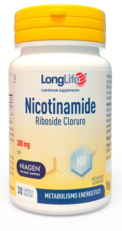 LONGLIFE NICOTINAMIDE RIBOSIDE CLORURO 30 CAPSULE DA 500 MG - Farmapanda Srl