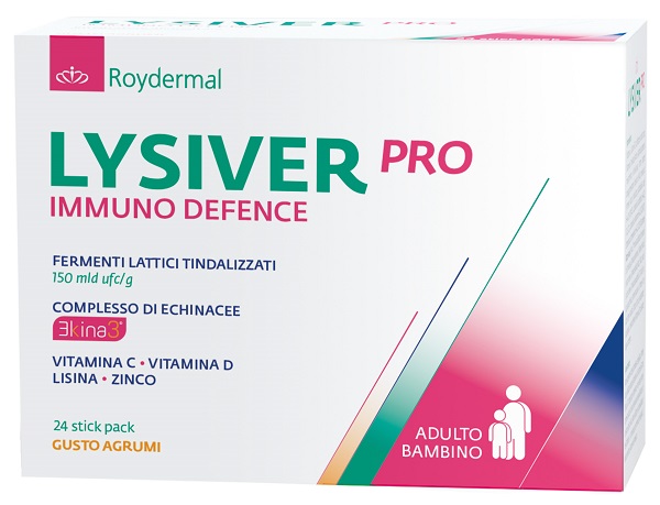 LYSIVER PRO IMMUNO DEFENCE 24 STICK PACK DA 3 G - Farmapanda Srl