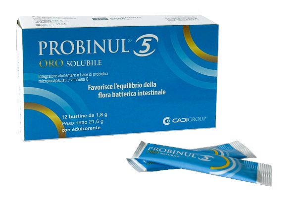 PROBINUL 5 OROSOLUBILE 12STICKPACK - Farmapanda Srl